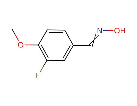 Molecular Structure of 370-60-5 (3-FLUORO-4-METHOXYBENZALDOXIME)