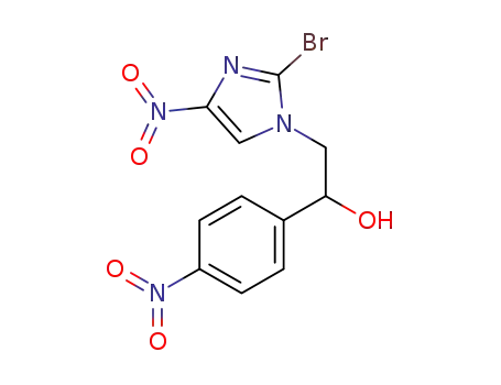 2-(2-bromo-4-nitro-1H-imidazol-1-yl)-1-(4-nitrophenyl)ethanol