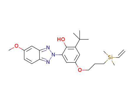 2-TERT-BUTYL-4-[3-(DIMETHYLVINYLSILYL)PROPOXY]-6-(5-METHOXYBENZOTRIAZOL-2-YL)-PHENOL