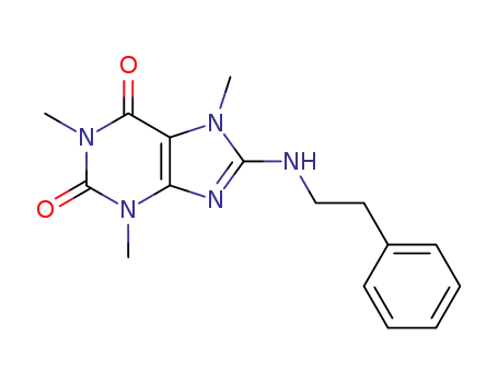 1,3,7-trimethyl-8-[(2-phenylethyl)amino]-3,7-dihydro-1H-purine-2,6-dione