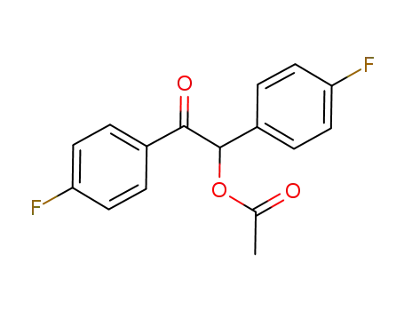 1,2-bis(4-fluorophenyl)-2-oxoethyl acetate