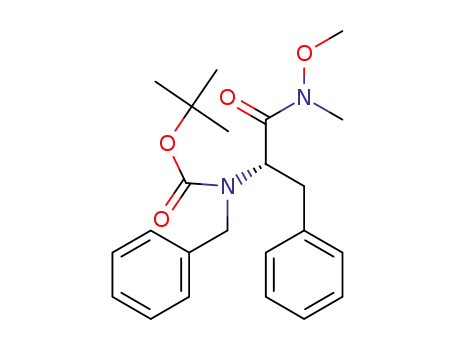 tert-butyl benzyl(1-(methoxy(methyl)amino)-1-oxo-3-phenylpropan-2-yl)carbamate