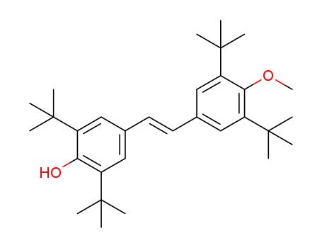 2,6-di-tert-butyl-4-[(E)-2-(3,5-di-tert-butyl-4-methoxyphenyl)ethenyl]phenol