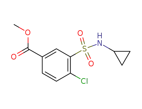 methyl 4-chloro-3-(N-cyclopropylsulfamoyl)benzoate