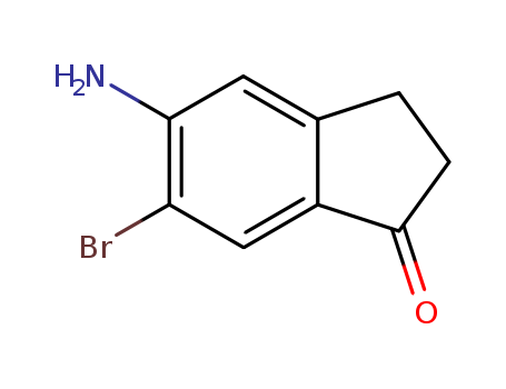 5-Amino-6-bromo-2,3-dihydro-1H-inden-1-one