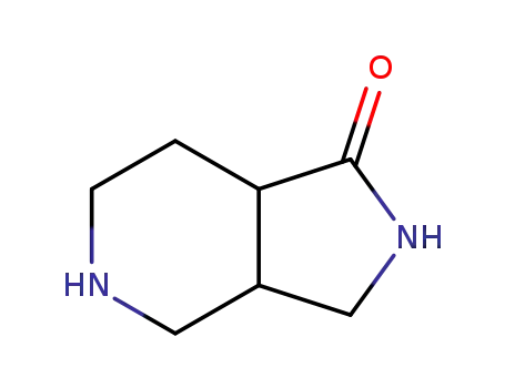 Molecular Structure of 1391926-56-9 (octahydro-1H-pyrrolo[3,4-c]pyridin-1-one)