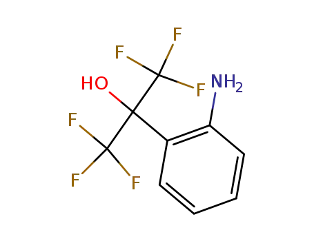 Molecular Structure of 2713-62-4 (2-(HEXAFLUORO-2-HYDROXYISOPROPYL)ANILINE)
