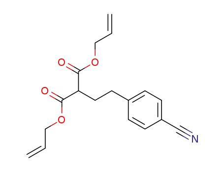 diallyl 2-[2-(4-cyanophenyl)ethyl]malonate