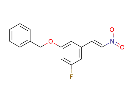 Benzene, 1-fluoro-3-[(1E)-2-nitroethenyl]-5-(phenylmethoxy)-