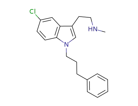 (2-(5-chloro-1-(3-phenylpropyl)-1H-indol-3-yl)ethyl)methylamine