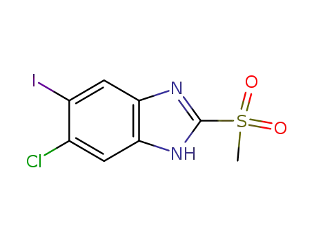 6-클로로-5-요오도-2-(메틸술포닐)-1H-벤즈미다졸