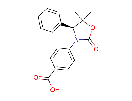 (S)-4-(5,5-dimethyl-2-oxo-4-phenyloxazolidin-3-yl)benzoic acid
