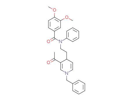 N-[2-(3-acetyl-1-benzyl-4H-pyridin-4-yl)ethyl]-3,4-dimethoxy-N-phenyl-benzamide
