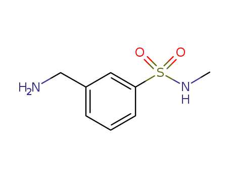 Molecular Structure of 808761-43-5 (3-(Aminomethyl)-N-methylbenzenesulfonamide)
