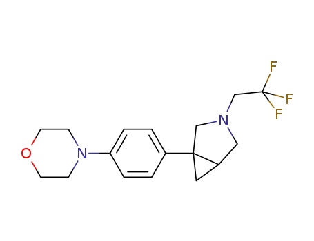 1-(4-morpholin-4-yl-phenyl)-3-(2,2,2-trifluoro-ethyl)-3-aza-bicyclo[3.1.0]hexane