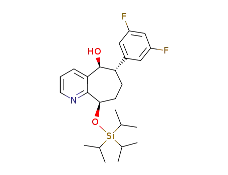 (5S,6S,9R)-6-(3,5-difluorophenyl)-9-(triisopropylsilyloxy)-6,7,8,9-tetrahydro-5H-cyclohepta[b]pyridin-5-ol