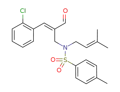 (E)-2-{[(N-(3-methylbut-2-en-1-yl))(N-tosyl)amino]methyl}-3-(2-chlorophenyl)prop-2-enal