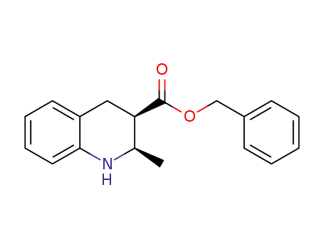 Molecular Structure of 1535966-34-7 ((+)-benzyl 2-methyl-1,2,3,4-tetrahydroquinoline-3-carboxylate)