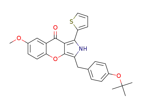 3-(4-(tert-butoxy)benzyl)-7-methoxy-1-(thiophen-2-yl)chromeno[2,3-c]pyrrol-9(2H)-one