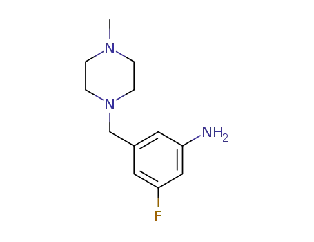 3-fluoro-5-[(4-methyl-1-piperazinyl)methyl]benzenamine