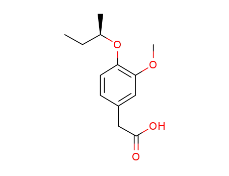 Molecular Structure of 1313364-76-9 ([4-((R)-sec-Butoxy)-3-methoxy-phenyl]-acetic acid)