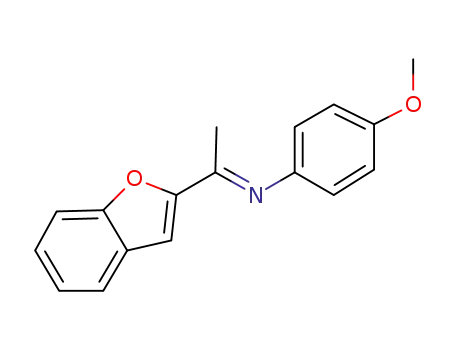 (1E)-1-(1-benzofuran-2-yl)-N-(4-methoxyphenyl)ethan-1-imine
