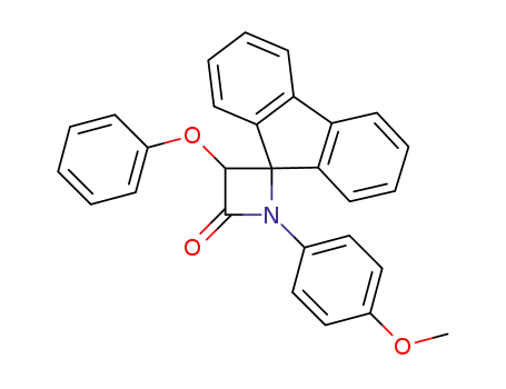 1-(4-methoxyphenyl)-3-phenoxyspiro[azetidine-2,9'-fluoren]-4-one