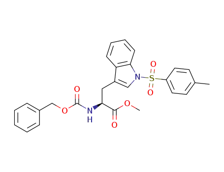 (S)-2-benzyloxycarbonylamino-3-[1-(toluene-4-sulfonyl)-1H-indol-3-yl]propionic acid methyl ester