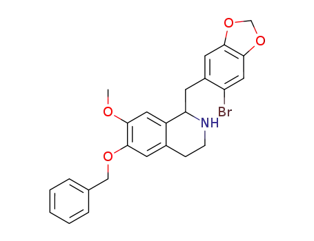 6-(benzyloxy)-1-((6-bromobenzo[d][1,3]dioxol-5-yl)methyl)-7-methoxy-1,2,3,4-tetrahydroisoquinoline