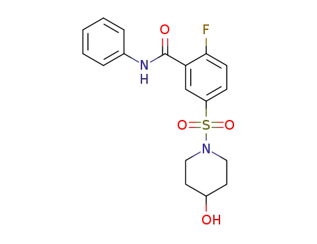 Molecular Structure of 1445796-47-3 (C<sub>18</sub>H<sub>19</sub>FN<sub>2</sub>O<sub>4</sub>S)
