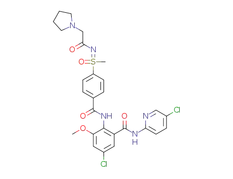 C<sub>27</sub>H<sub>27</sub>Cl<sub>2</sub>N<sub>5</sub>O<sub>5</sub>S