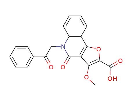 3-methoxy-4-oxo-5-(2-oxo-2-phenylethyl)-4,5-dihydrofuro[3,2-c]quinoline-2-carboxylic acid