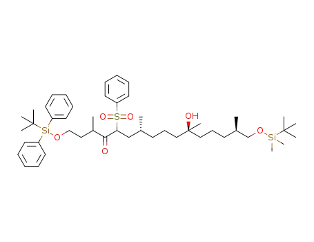 (7R,11R,15R)-16-tert-butyldimethylsilyloxy-1-tert-butyldiphenylsilyloxy-11-hydroxy-5-phenylsulfonyl-3,7,11,15-tetramethyl-4-hexadecanone
