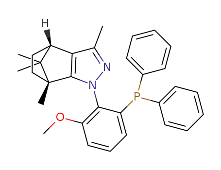 (1R,7S)-3-(2-diphenylphosphino-6-methoxyphenyl)-1,5,10,10-tetramethyl-3,4-diazatricyclo[5.2.1.0(2,6)]-deca-2<sup>(6)</sup>,4-diene