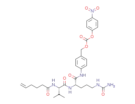 N-(5-hexenoyl)-Val-Cit-4-aminobenzyl 4-nitrophenyl carbonate
