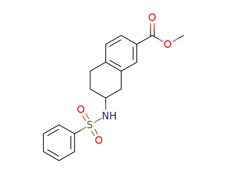 methyl 7-[(phenylsulfonyl)amino]-5,6,7,8-tetrahydronaphthalene-2-carboxylate