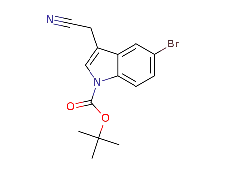 tert-Butyl 5-bromo-3-(cyanomethyl)-1H-indole-1-carboxylate