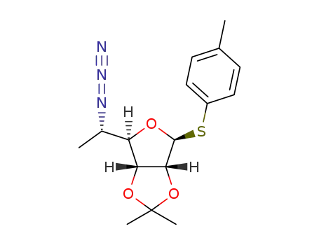 4-methylphenyl 5-azido-5,6-dideoxy-2,3-O-1-methylethylidene-1-thio-α-L-talofuranoside