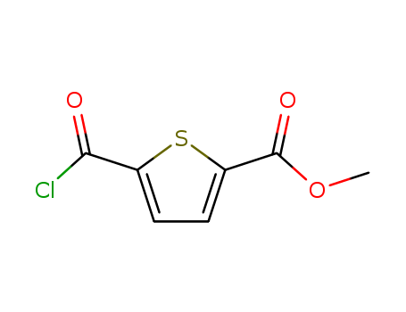 2-Thiophenecarboxylic acid, 5-(chlorocarbonyl)-, methyl ester (9CI)