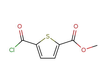 2-Thiophenecarboxylic acid, 5-(chlorocarbonyl)-, methyl ester (9CI)
