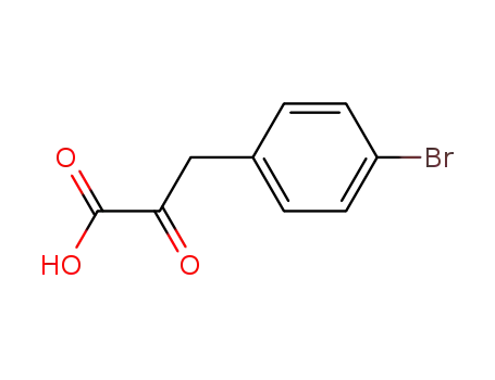 Molecular Structure of 38712-59-3 (3-(4-BROMOPHENYL)-2-OXOPROPANOIC ACID)