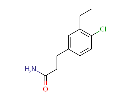 3-(4-Chloro-3-ethyl-phenyl)-propionamide