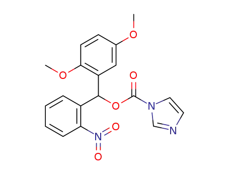 imidazole-1-carboxylic acid (2,5-dimethoxyphenyl)(2-nitrophenyl)methyl ester