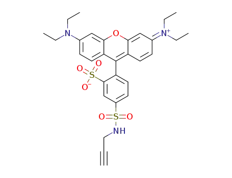 Molecular Structure of 1092380-67-0 (N-propynyl sulforhodamine B)