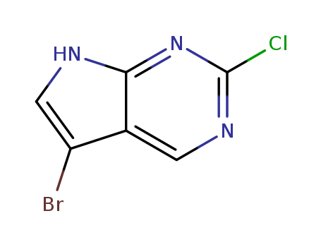 5-bromo-2-chloro-7H-pyrrolo[2,3-d]pyrimidine Cas no.1060816-58-1 98%