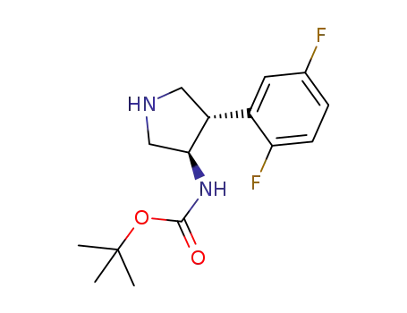 [(3R,4S)-4-(2,5-difluorophenyl)pyrrolidin-3-yl]carbamic acid tert-butyl ester