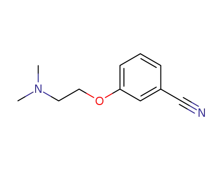 Molecular Structure of 500024-50-0 (3-(2-(dimethylamino)ethoxy)benzonitrile)