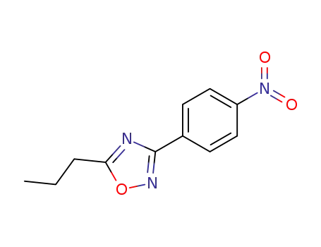 Molecular Structure of 10364-67-7 (3-(4-NITROPHENYL)-5-PROPYL-1,2,4-OXADIAZOLE)
