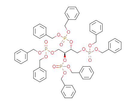 Molecular Structure of 1610451-76-7 (1,2,3,4-tetrakis(dibenzylphospho)-meso-erythritol)