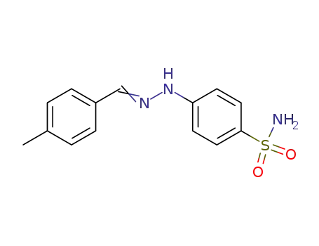 Molecular Structure of 473690-53-8 (1-(4-methylbenzylidene)-2-(4-(aminosulfonyl)phenyl)hydrazine)